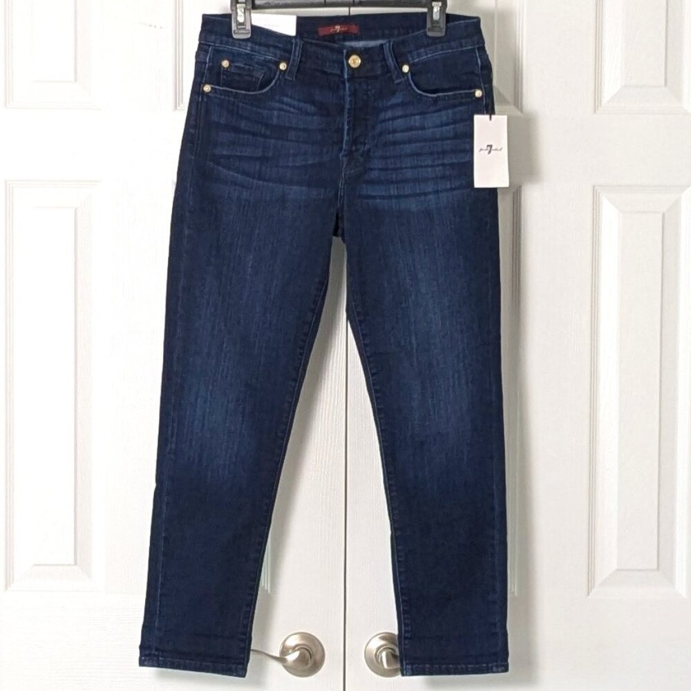7 FOR ALL MANKIND josefina feminine boyfriend Women's Jeans Size 29 NWT